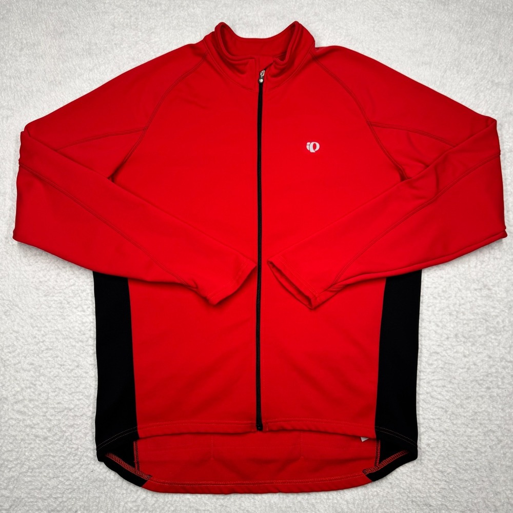 Pearl Izumi Select Series Thermal Long Sleeve Jacket Full Zip Red Men's‎ Size XL